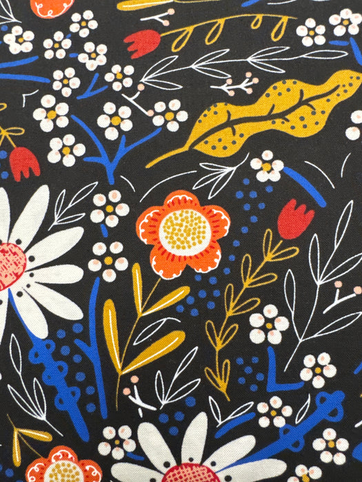 MO Birdsong Floral Multi Black