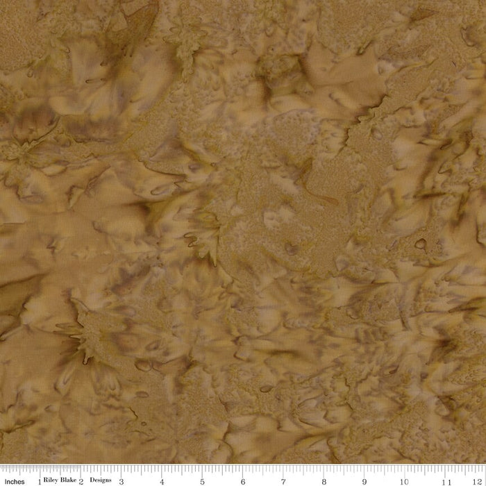Batiks Hand-Dyes Bronze Sea