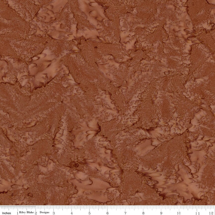 Batiks Hand-Dyes Mocha Chestnut
