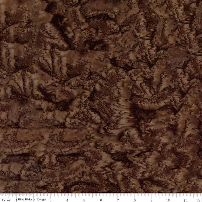 Batiks Hand-Dyes Chocolate
