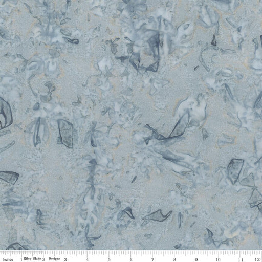 Batiks Hand-Dyes Harbor Gray