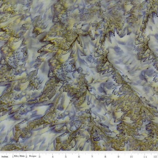 Batiks Hand-Dyes Gunsmoke
