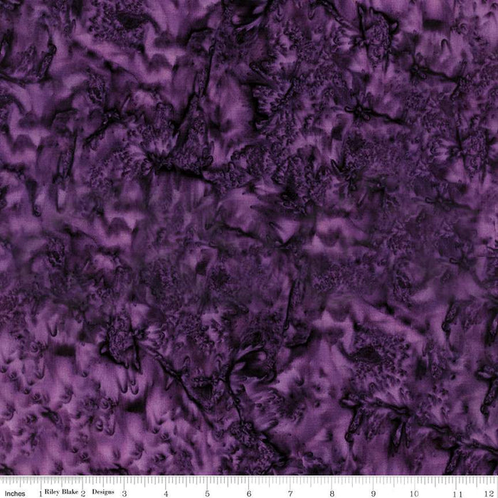 Batiks Hand-Dyes Dusty Periwinkle
