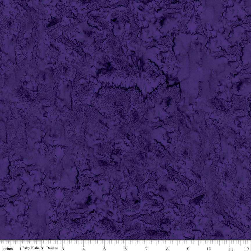 Eggplant - Batiks Hand-Dyes by Riley Blake Designs | High Country Quilts