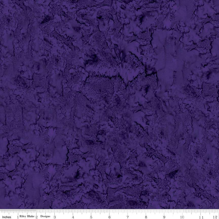 Batiks Hand-Dyes Eggplant
