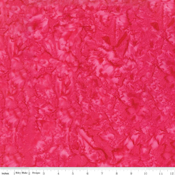 Batiks Hand-Dyes Cerise