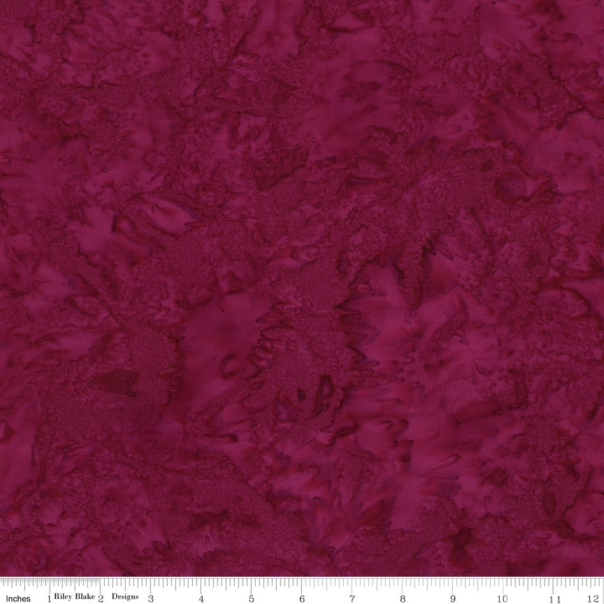 Mulberry Jam - Batiks Hand-Dyes by Riley Blake Designs | High Country ...
