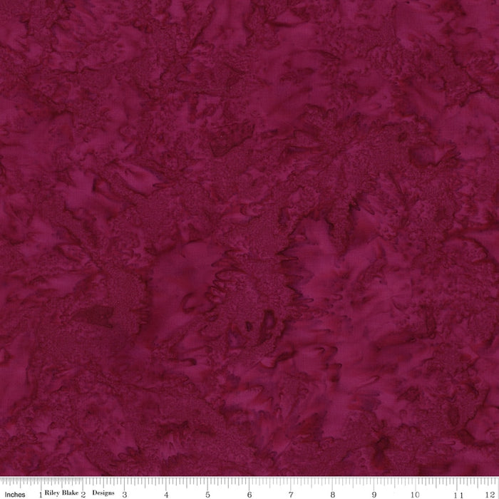 Batiks Hand-Dyes Mulberry Jam
