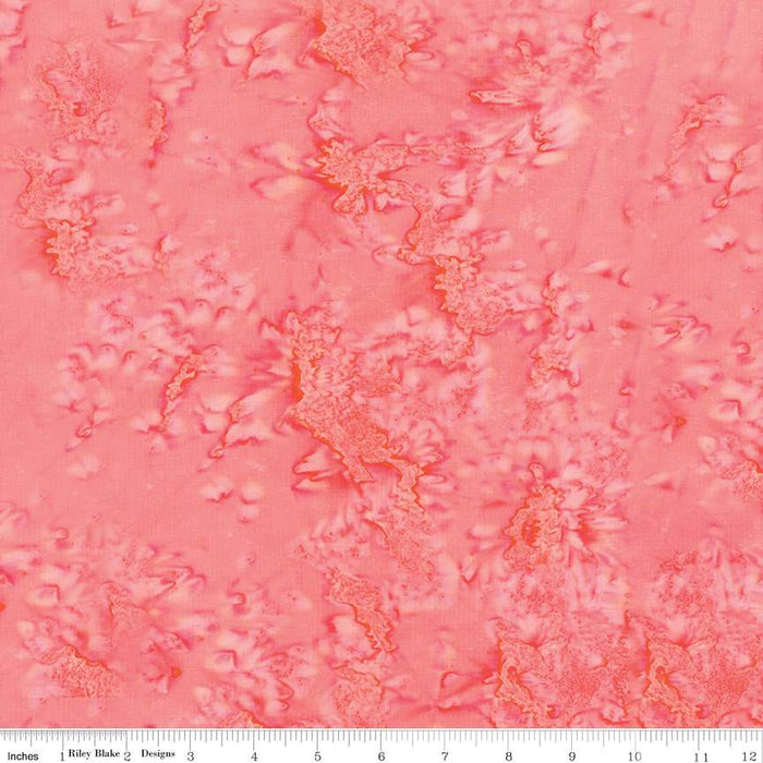 Batiks Hand-Dyes Soft Coral