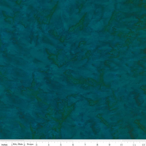 Batiks Hand-Dyes Teal Waterfall