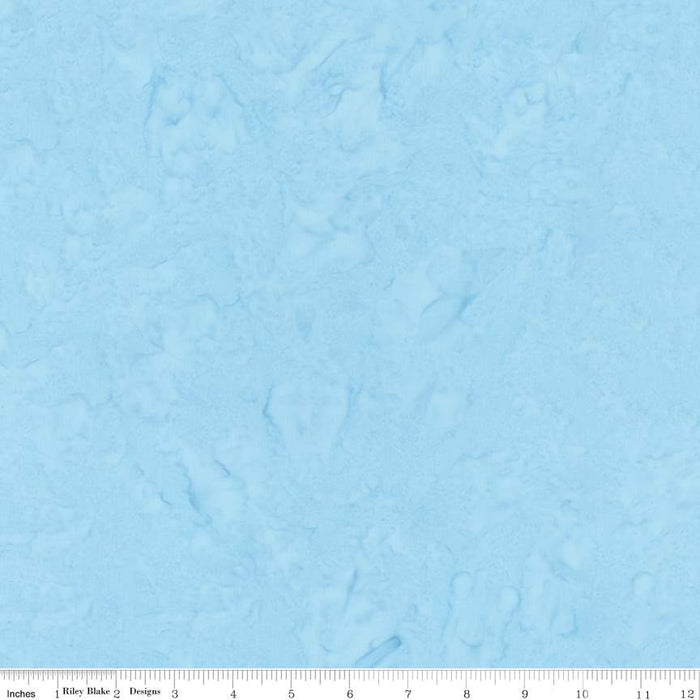 Batiks Hand-Dyes Baby Blue