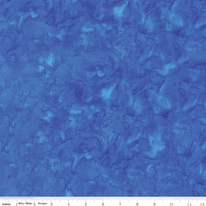 Batiks Hand-Dyes Azure