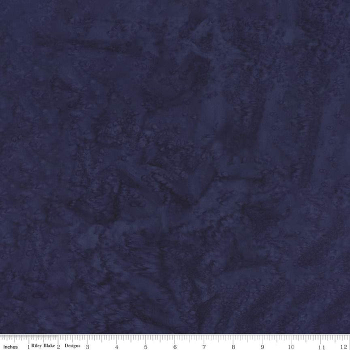 Batiks Hand-Dyes Stone Blue