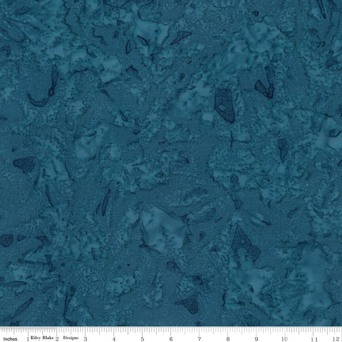 Batiks Hand-Dyes Blue Calm