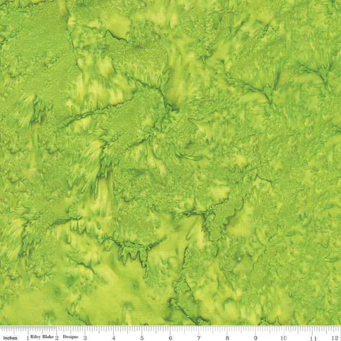 Batiks Hand-Dyes Green Apple
