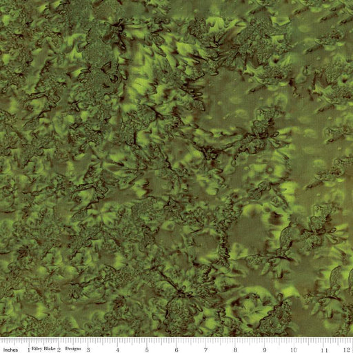 Batiks Hand-Dyes Olive