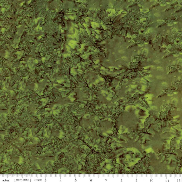 Batiks Hand-Dyes Olive