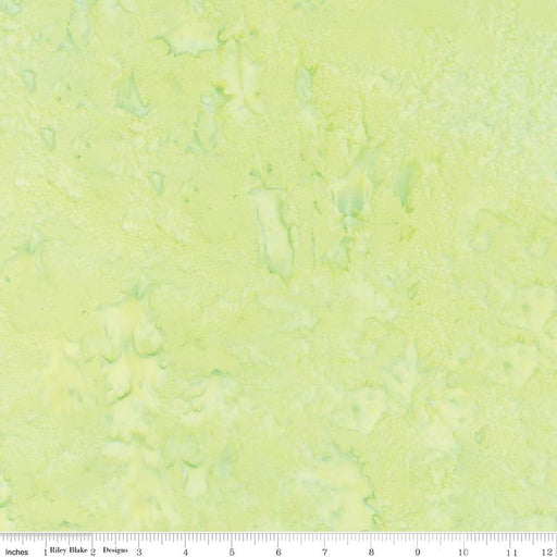 Batiks Hand-Dyes Pale Lime
