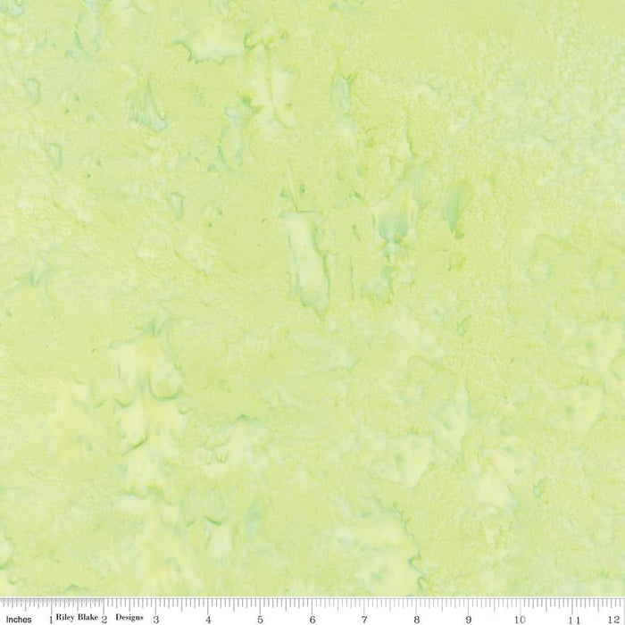 Batiks Hand-Dyes Pale Lime