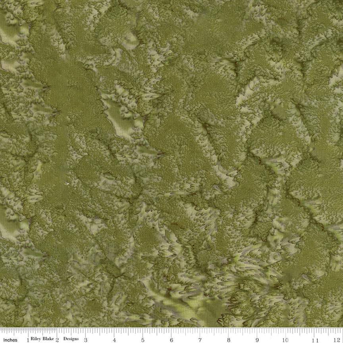 Batiks Hand-Dyes Khaki