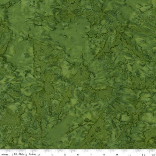 Batiks Hand-Dyes Peridot Fern
