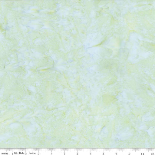 Batiks Hand-Dyes Green Frost