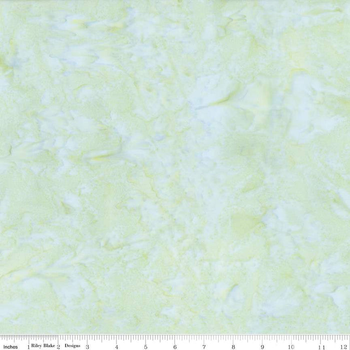 Batiks Hand-Dyes Green Frost