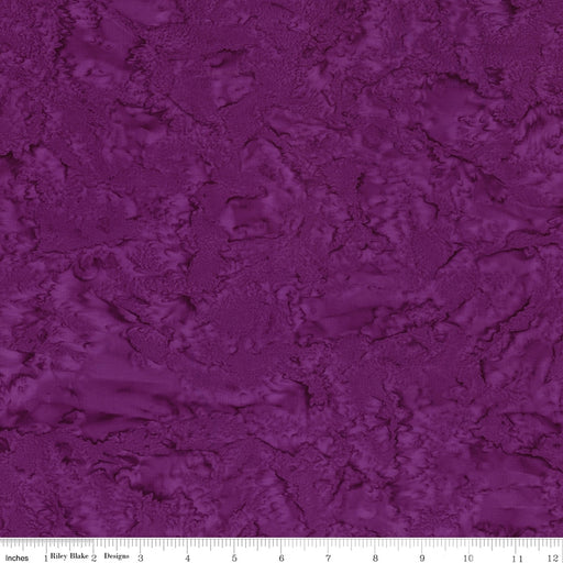 Batiks Hand-Dyes Glossy Grape