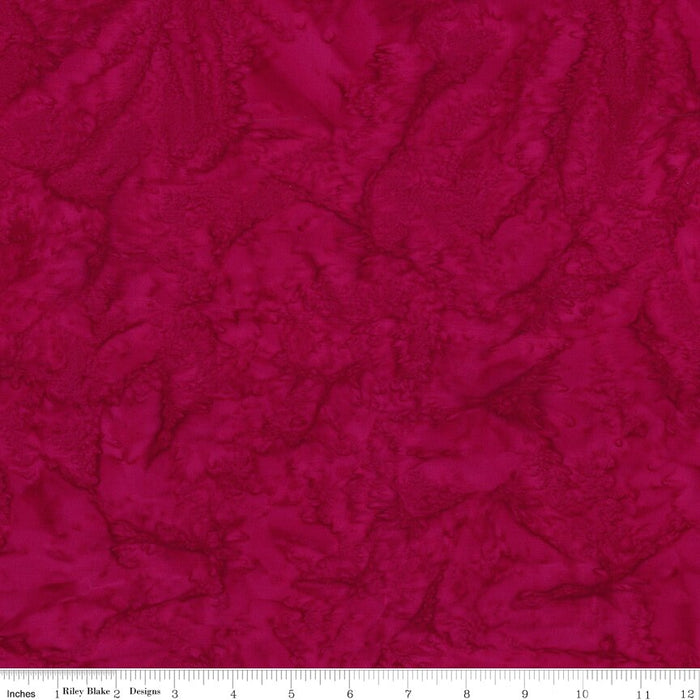 Batiks Hand-Dyes Cranberry