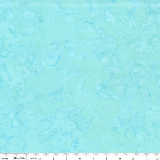 Batiks Hand-Dyes Seafoam Splash