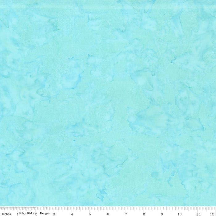 Batiks Hand-Dyes Seafoam Splash