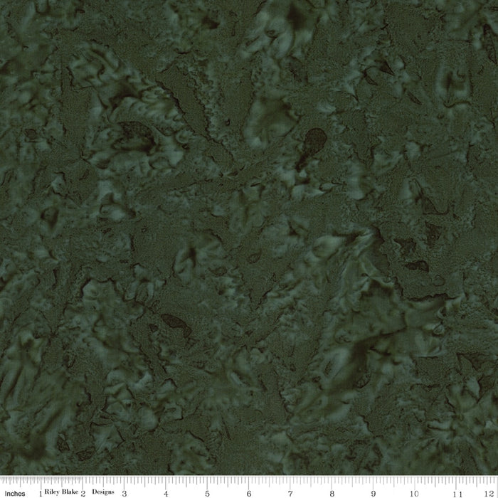 Batiks Hand-Dyes Olive Glow