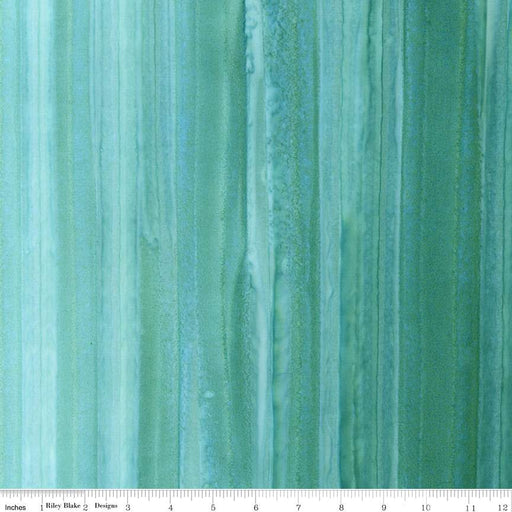 Batiks Basics Color Fade Ombré Turquoise Tickle