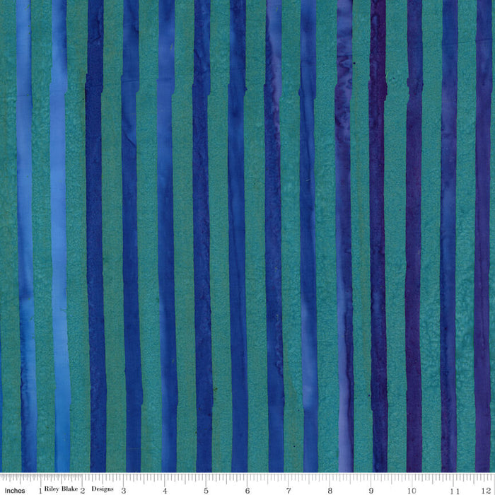 Elementals Batiks - Get in Line - Raspberry Jade