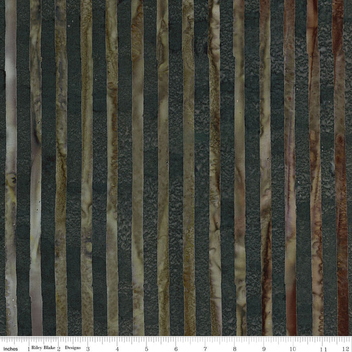 Elementals Batiks - Get in Line - Pine Haven