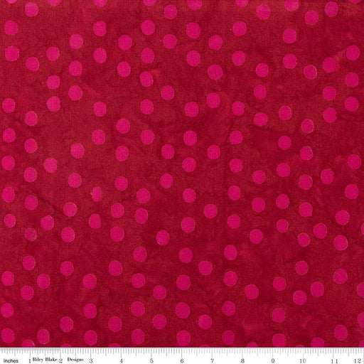 Batiks Basics Polka Pop Brick