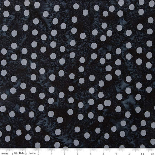 Batiks Basics Polka Pop Dark Skies