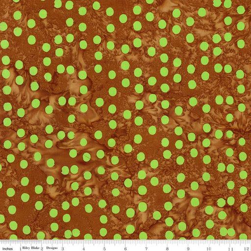 Batiks Basics Polka Pop Peridot Fern