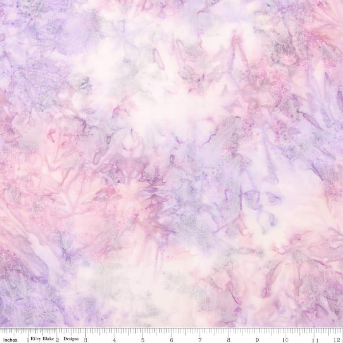 Batiks Basics Color Play Mottled Lilac Lustre