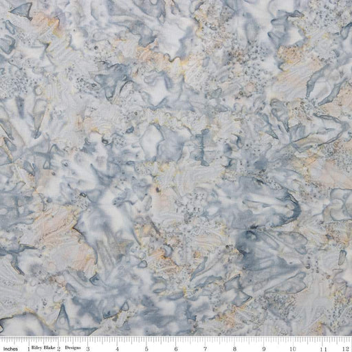 Batiks Basics Color Play Mottled Frost