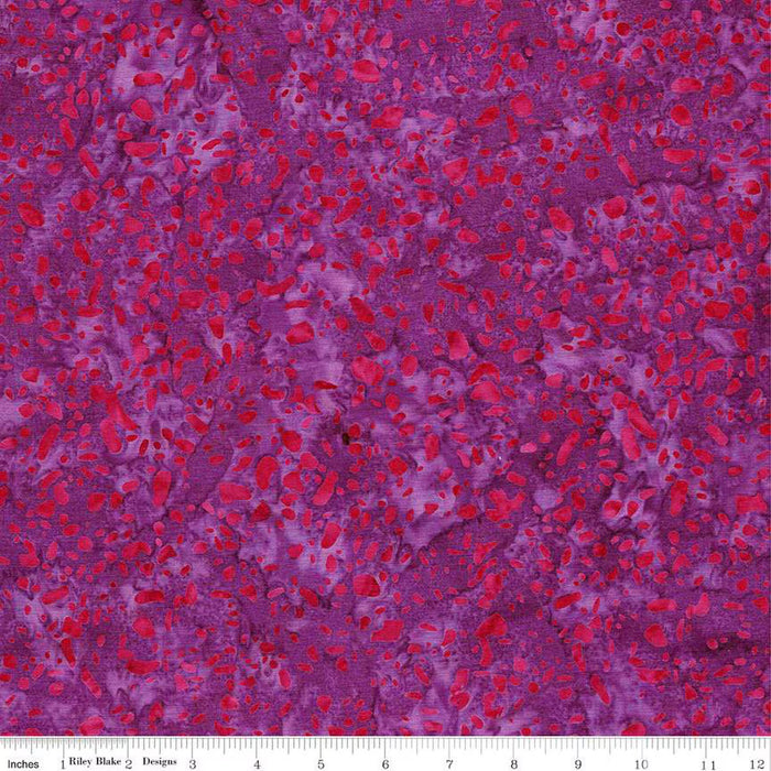 RB Batiks Splash of Grenadine - Terrazzo Berries
