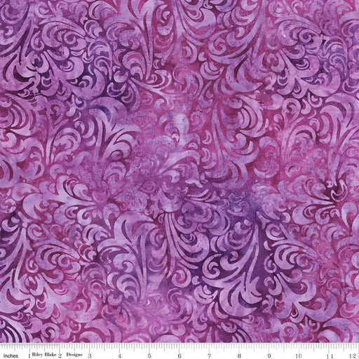 Batiks Basics Twirl & Swirl Razzmic Berry