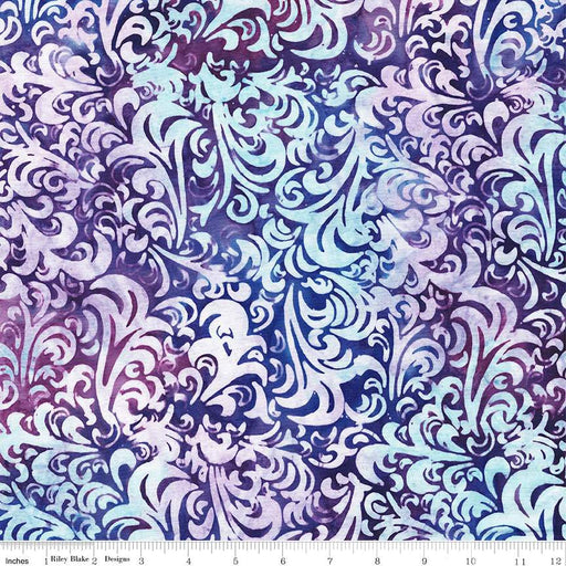 Batiks Basics Twirl & Swirl Grape Soda