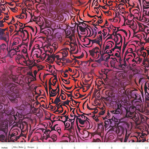 Batiks Basics Twirl & Swirl Tulip Time
