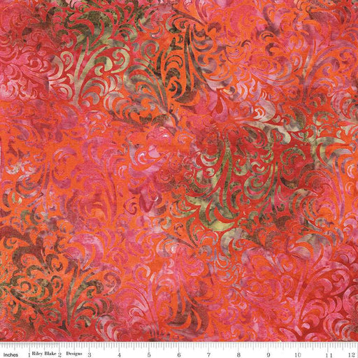 Batiks Basics Twirl & Swirl Salsa