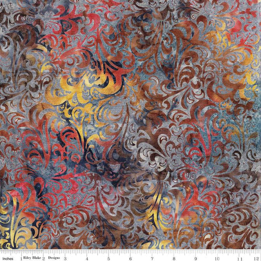 Batiks Basics Twirl & Swirl Garden Shades
