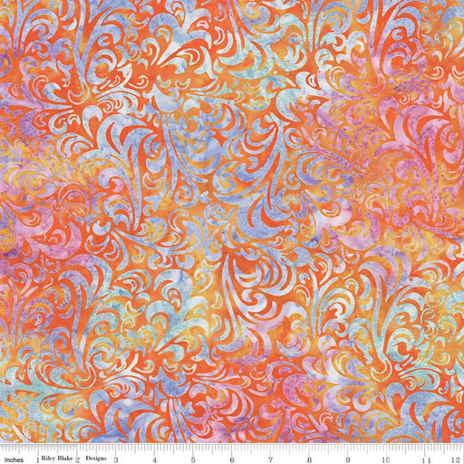 Batiks Basics Twirl & Swirl Mai Tai