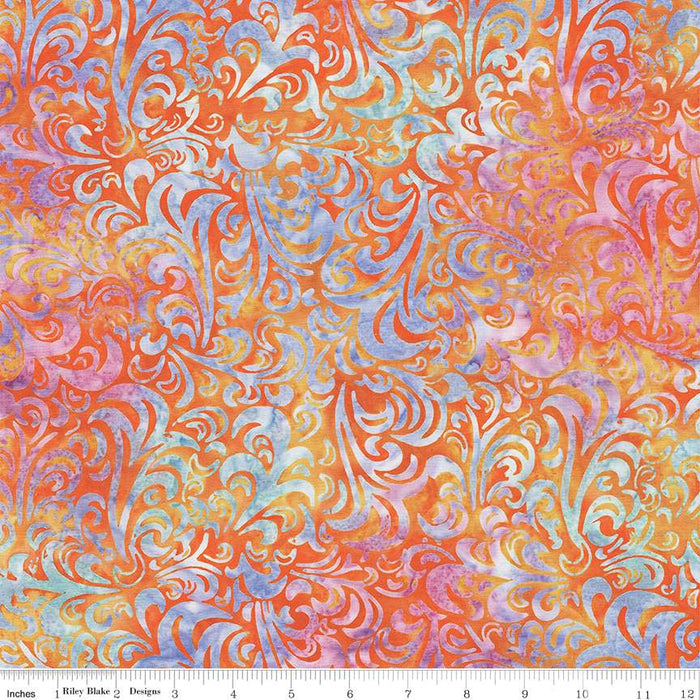 Batiks Basics Twirl & Swirl Mai Tai