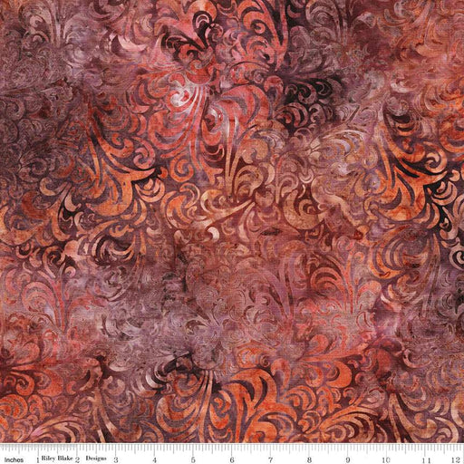 Batiks Basics Twirl & Swirl Cinnamon Grove