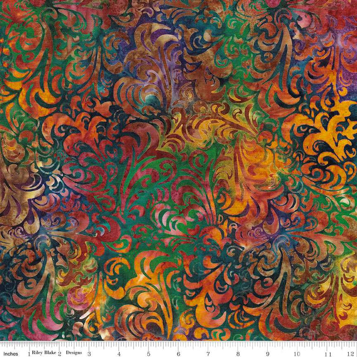 Batiks Basics Twirl & Swirl Bold 'n Brazen